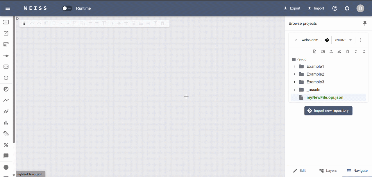Add widgets animation