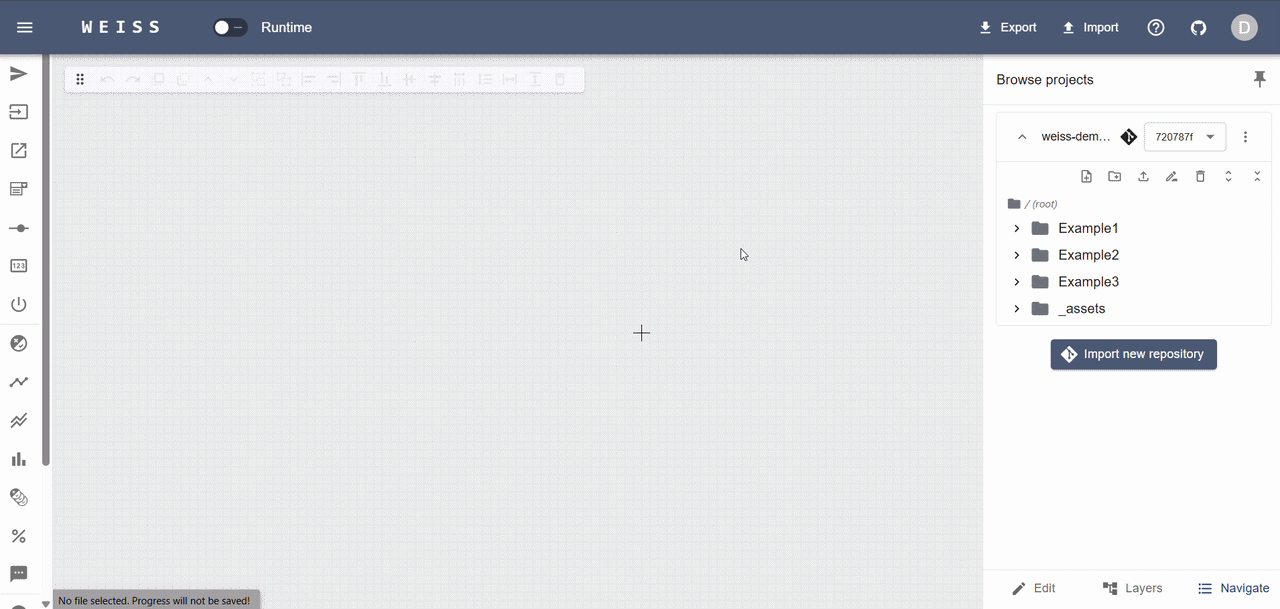 Create file animation